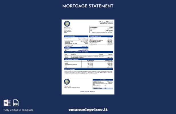 stile verificato Estratto conto ipotecario della Banca delle Isole Marshall Mode